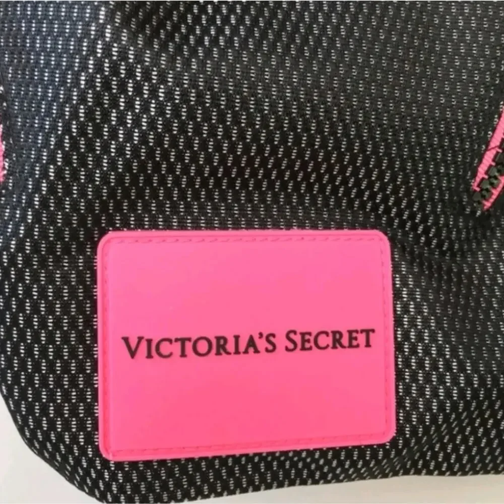 Victoria's Secret‎ VSX Sport Black Mesh Drawstring Backpack - Picture 7 of 7